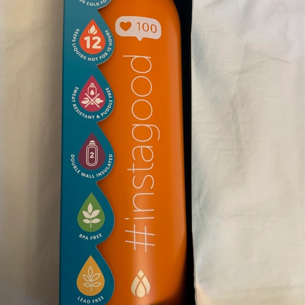 Manna Insulated Water Bottle NWT - Picture 2 of 7